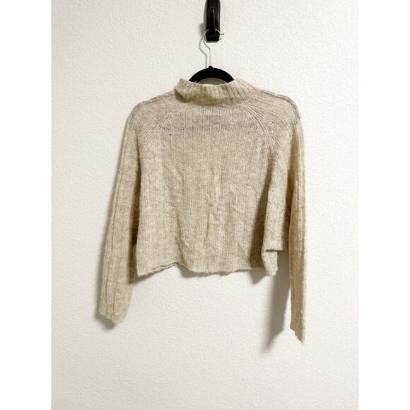 Atelier Delphine Henrietta Top Dolman Sleeve Mock Neck Baby Alpaca Latte Small - Picture 3 of 5